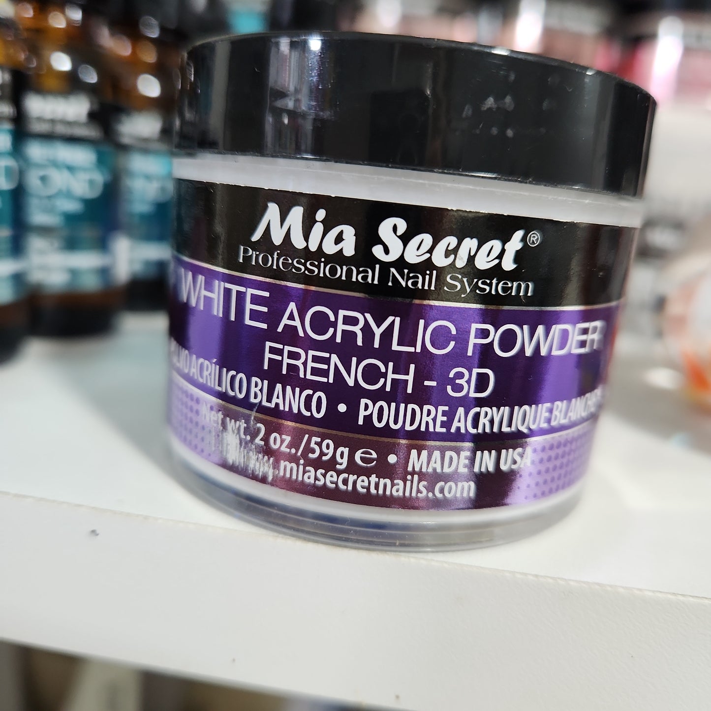 Mia secret Acrílico blanco 59grs