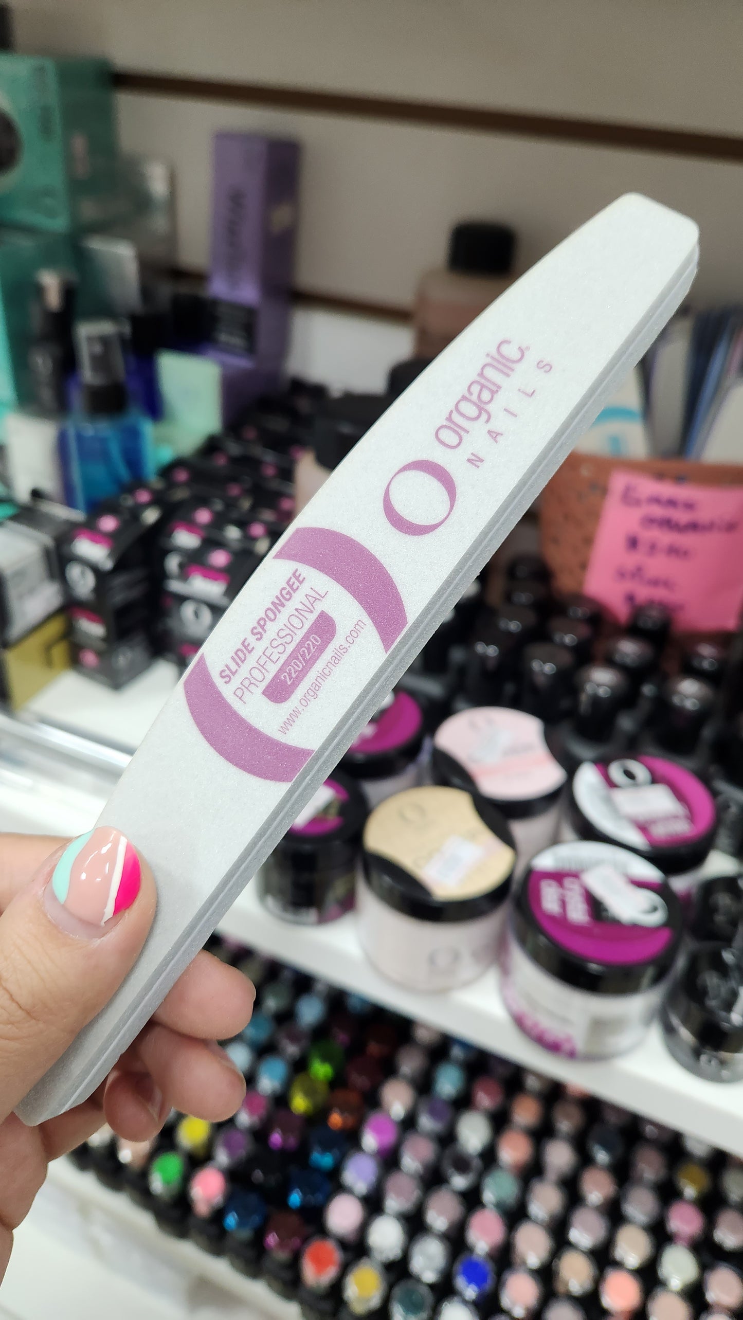 Lima sponge 220/220 organic nails