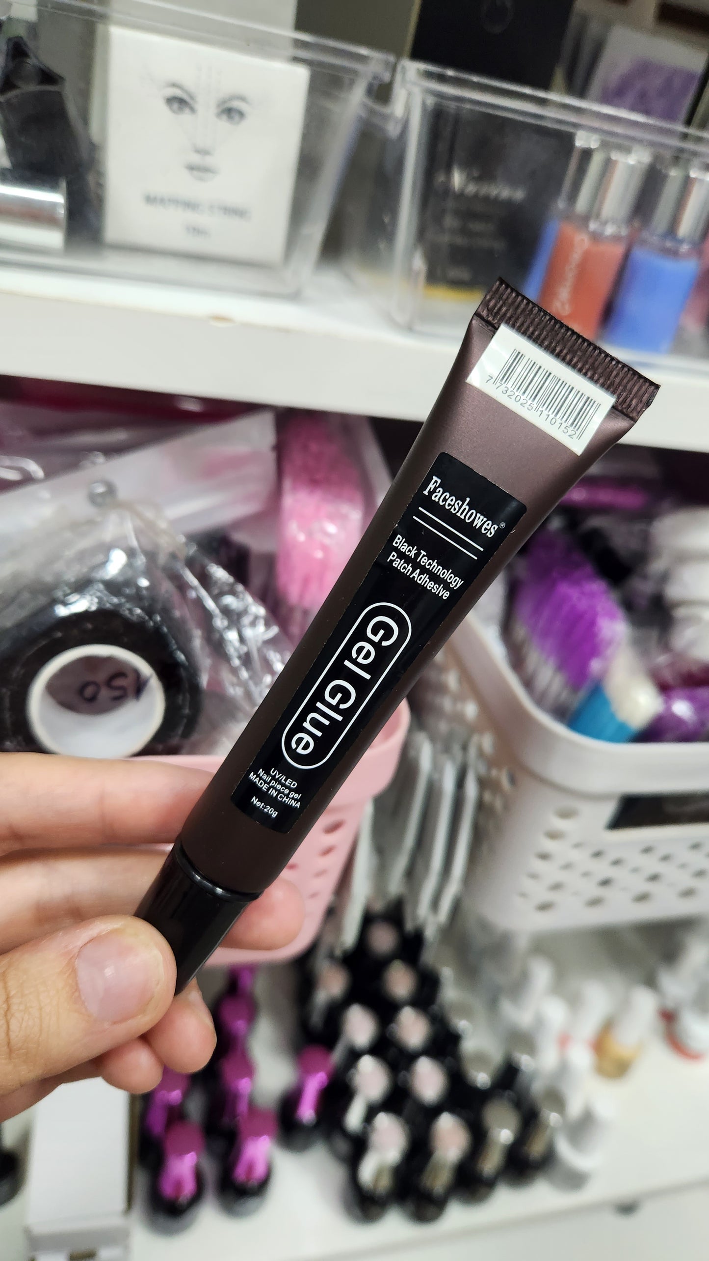 Pegamento para soft gel y relieves