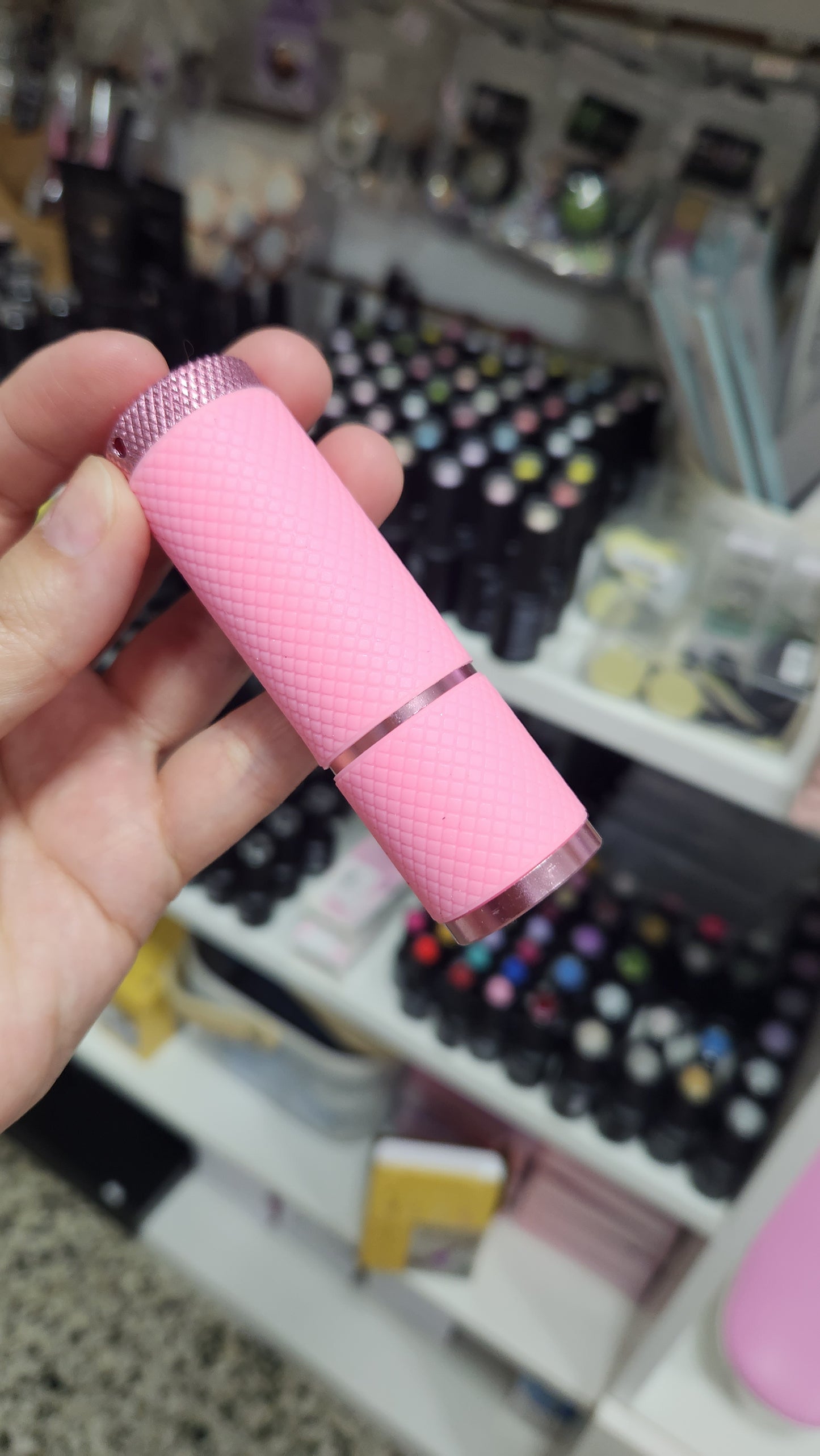 Linterna para pre curado de soft gel