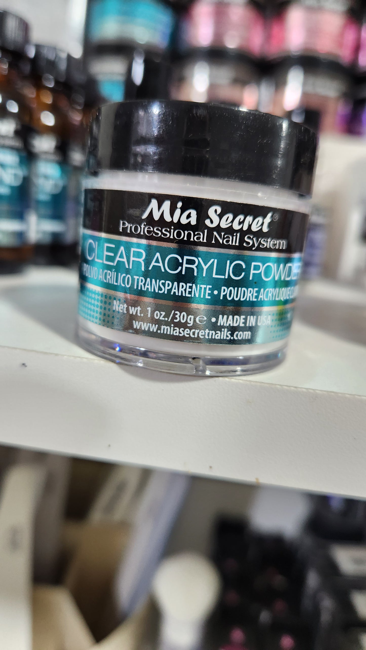 Mia secret Acrílico clear 30grs