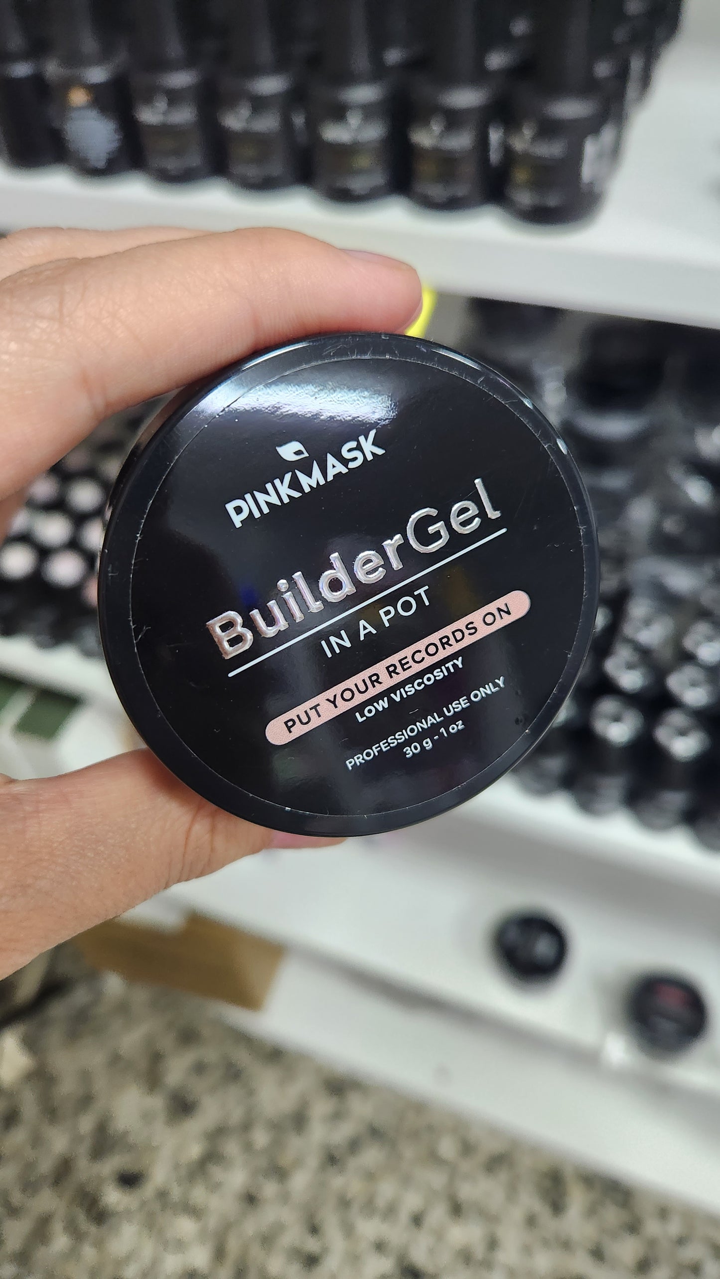 Builder gel Pinkmask 30grs tono Put Your Récords on