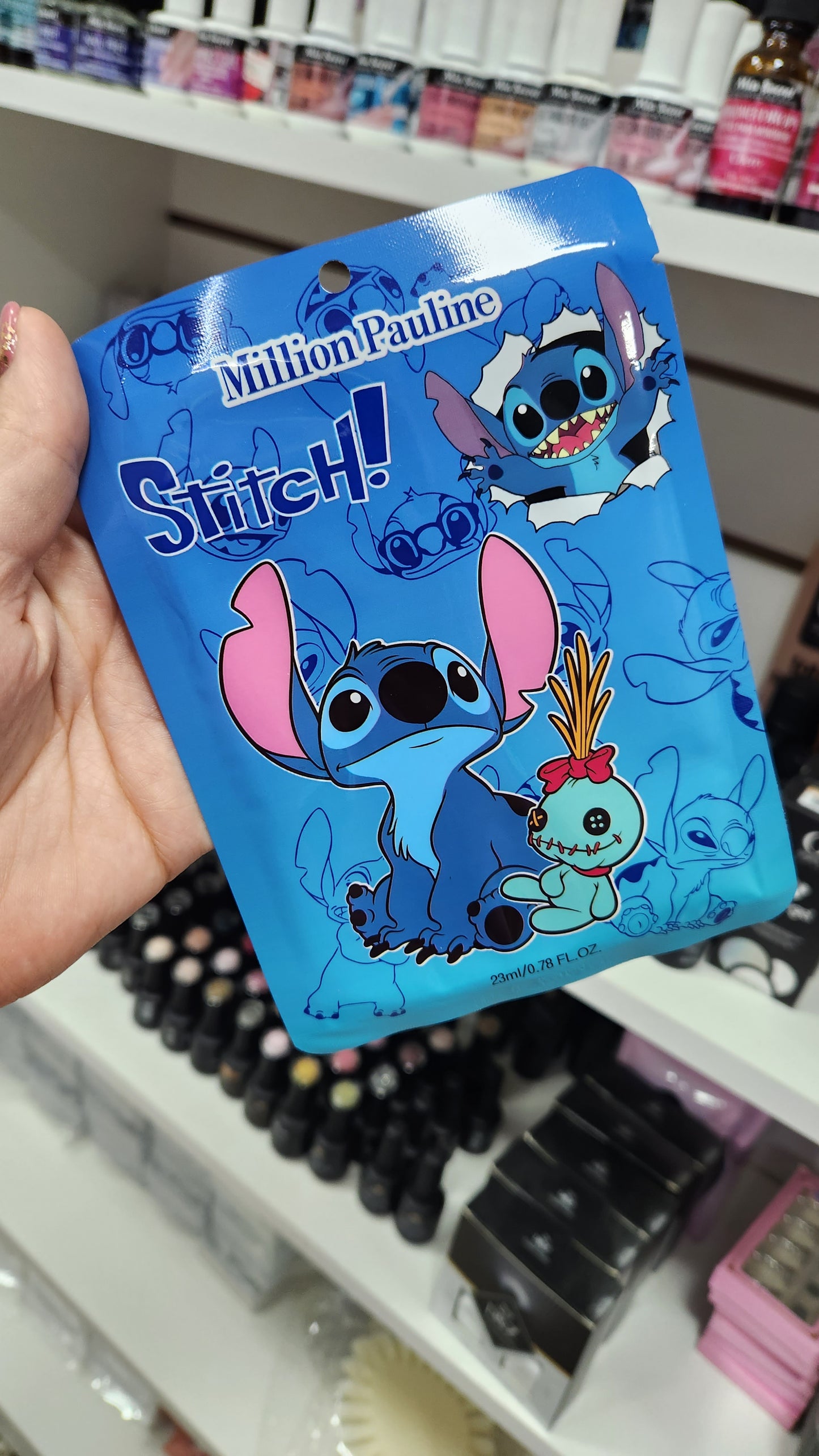 Mascarilla facial de stitch