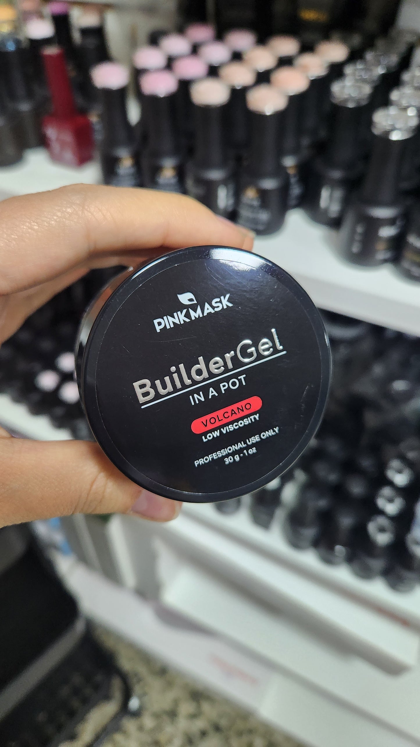 Builder gel Pinkmask 30grs tono Volcano