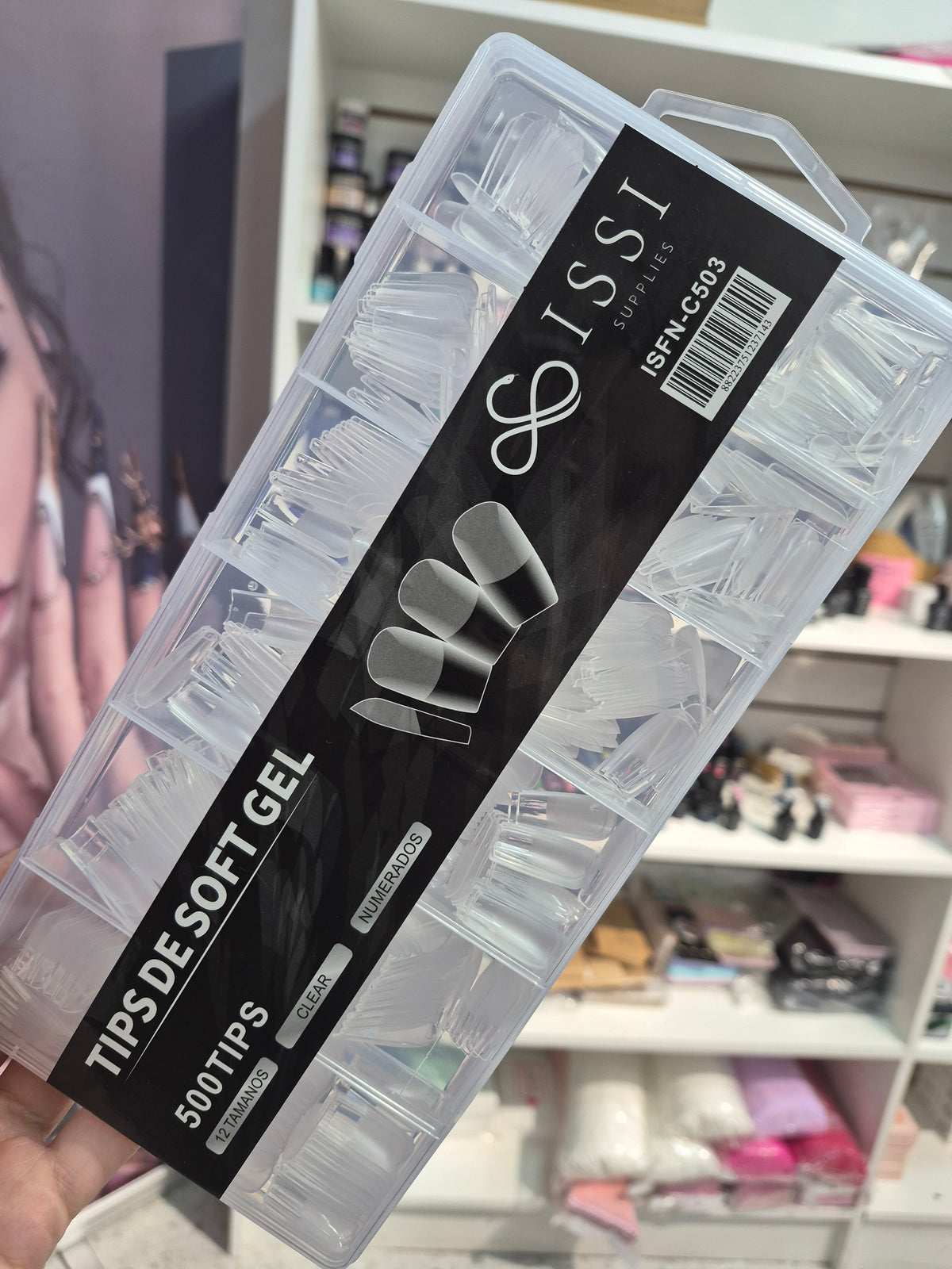 Tips para soft gel issi. Caja de 500uni