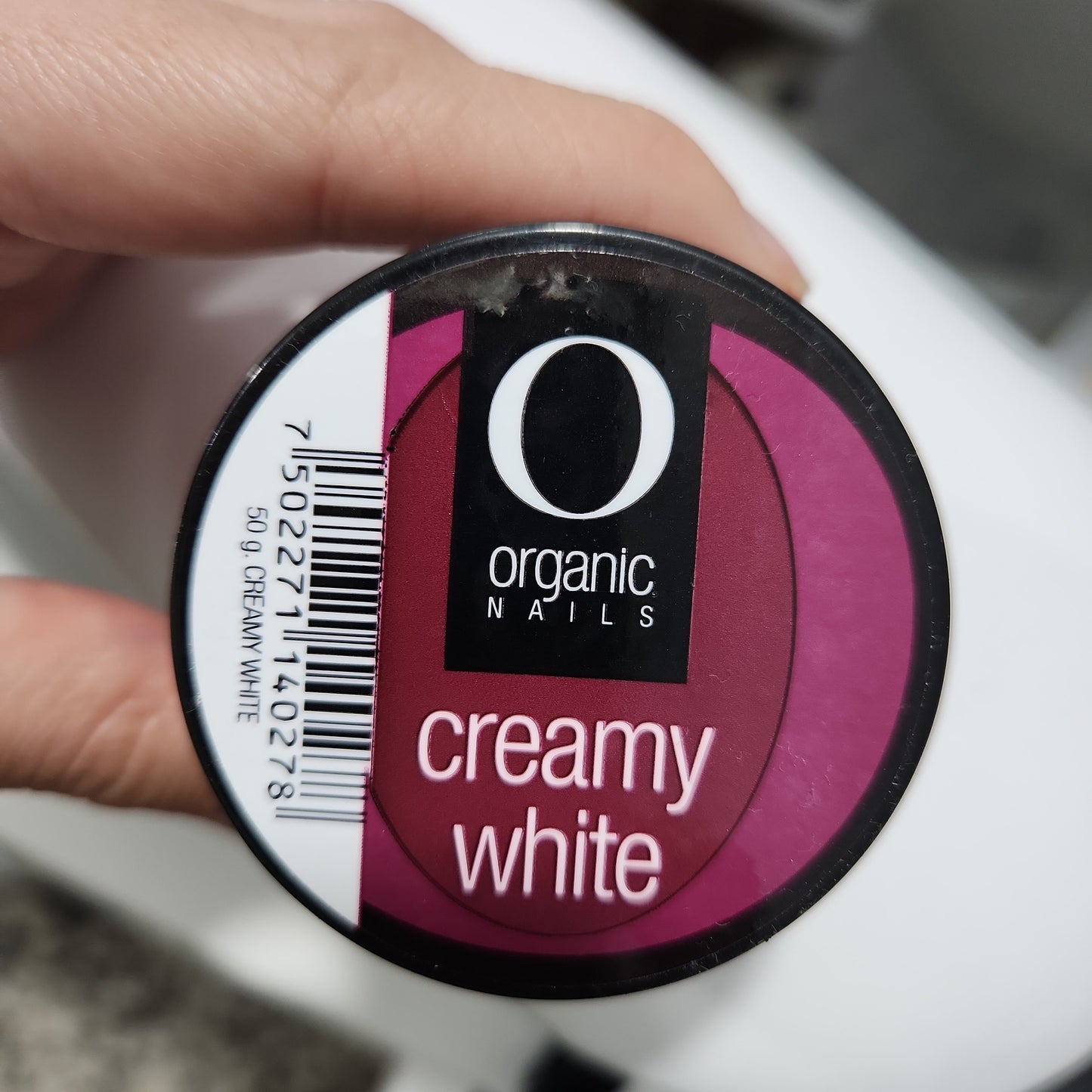 Organic Acrílico cramy white 50grs