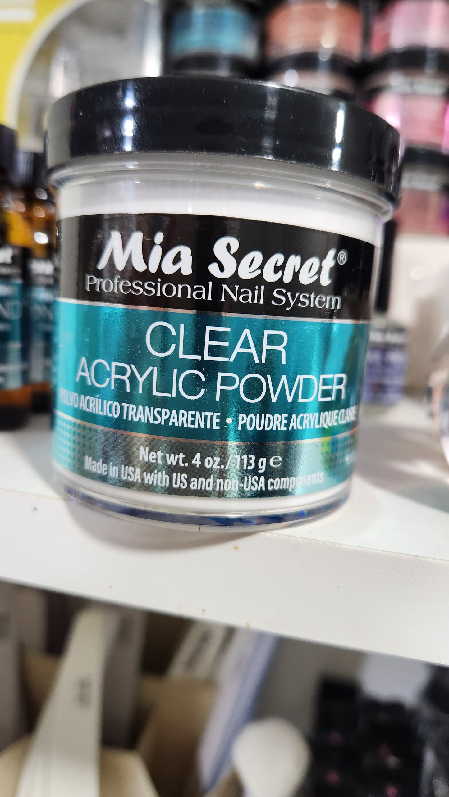 Mia secret Acrílico clear 113grs