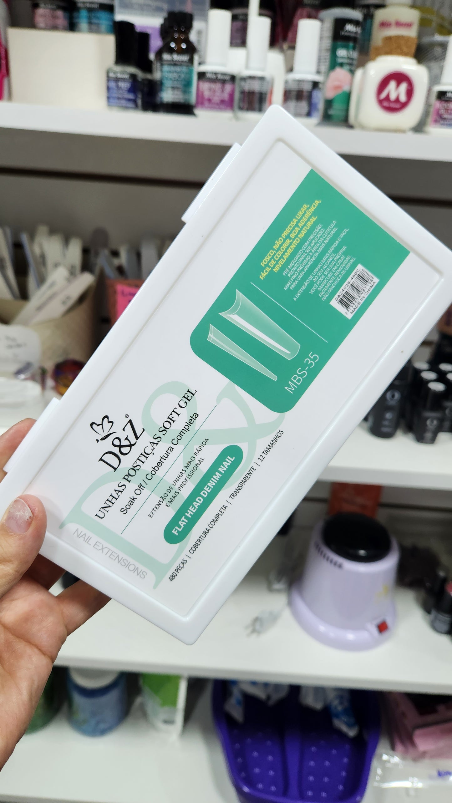 Tips para soft gel Caja de 500unidades