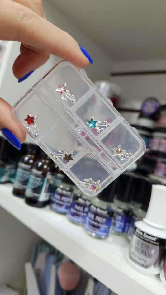 Joyitas caja de 6 estrellas fugaces