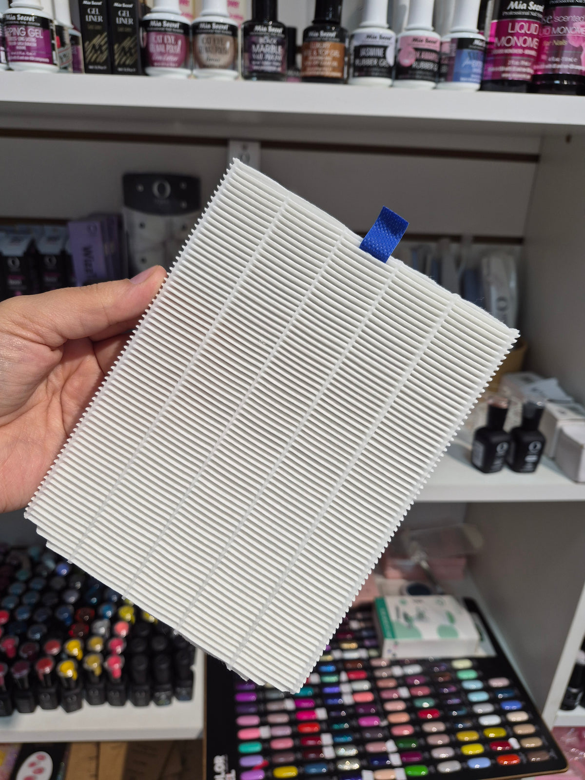 Filtro para aspirador de polvo medida 13x17cm ( se puede cortar de largo)