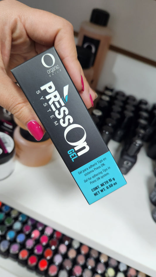 Press on gel (pegamento para soft gel organic