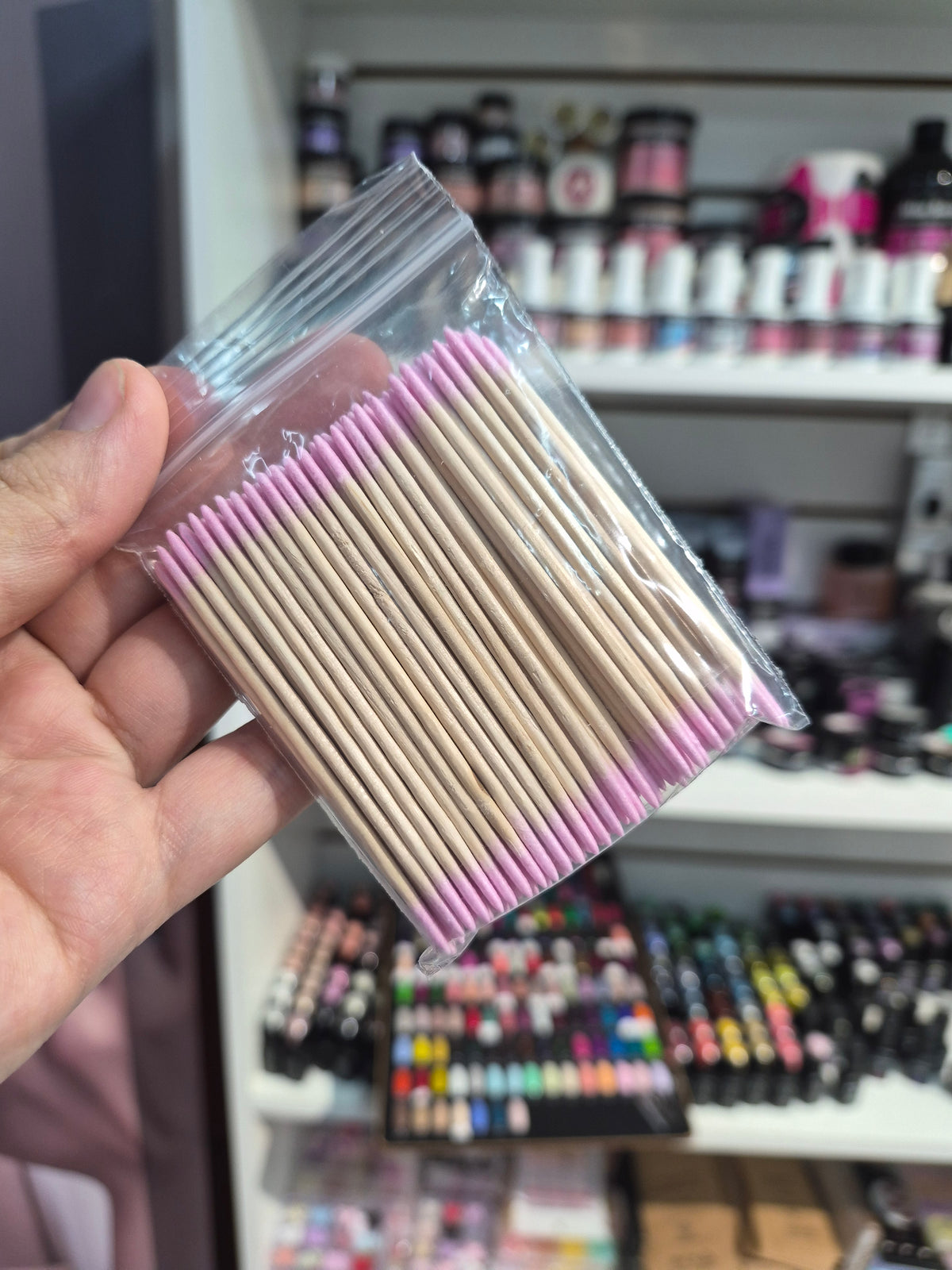 Palito con algodón dúo x 50uni