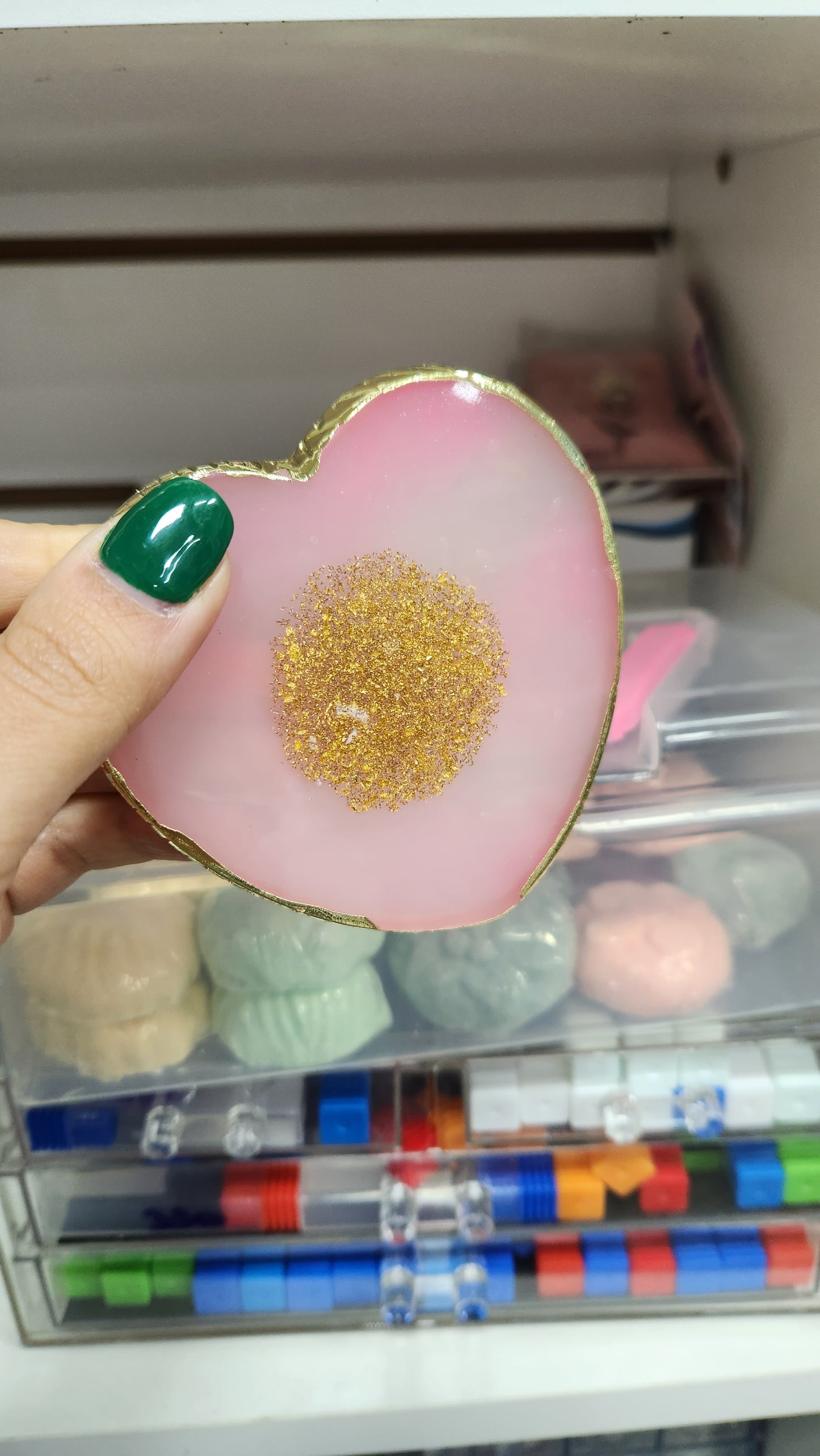 Paleta de resina para fotos o mezcla