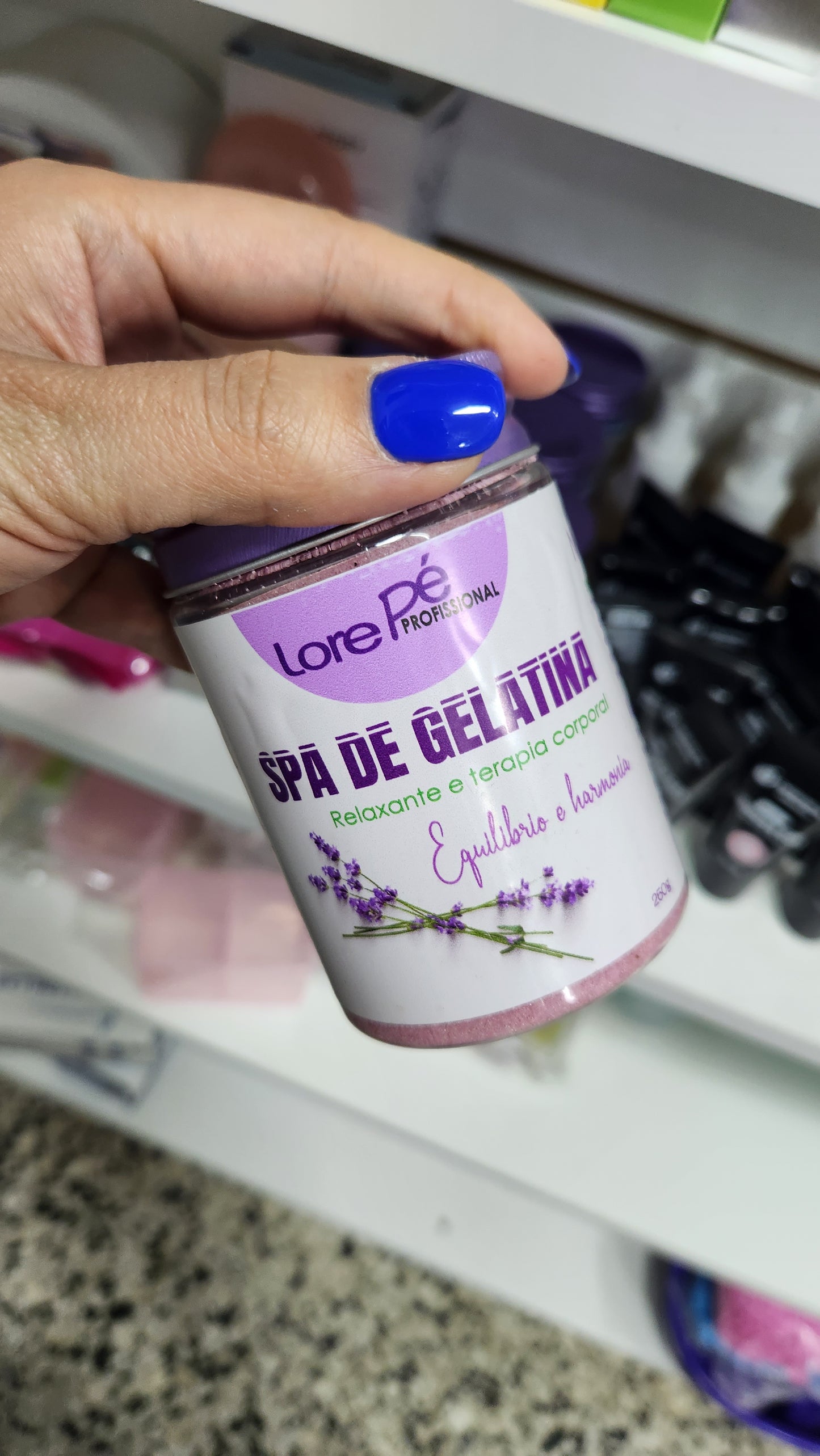 Gelatina para spa de pies 250grs (rinde 10/12 servicios aprx )