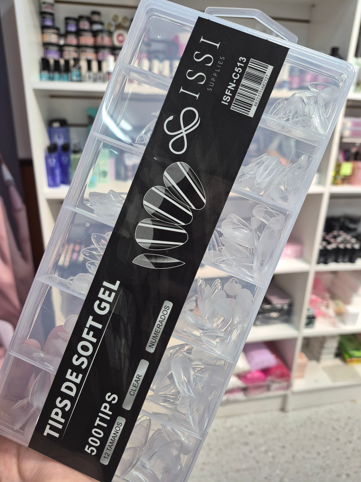 Tips para soft gel issi. Caja de 500uni