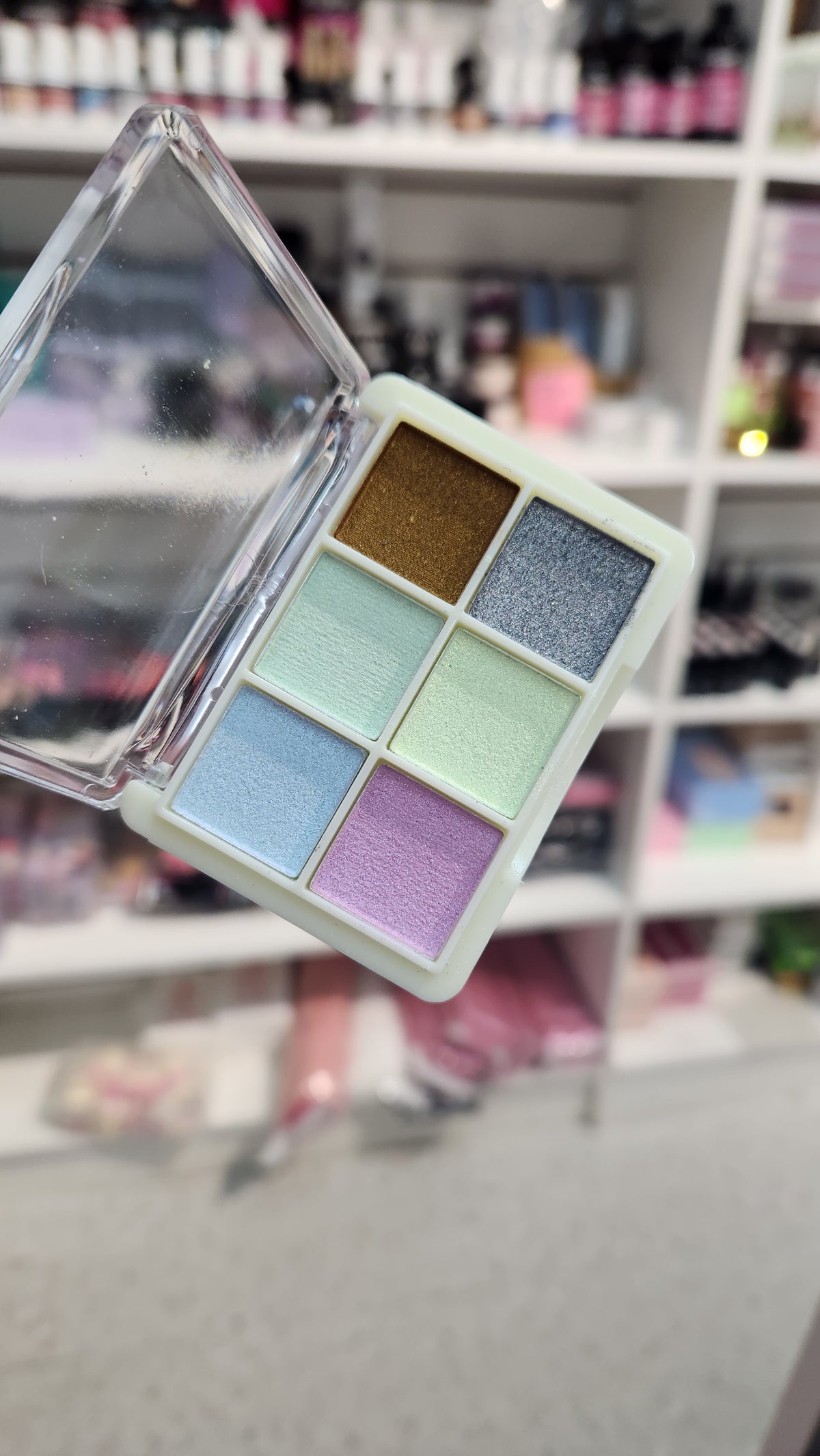 Polvos Aurora y espejados paleta x6