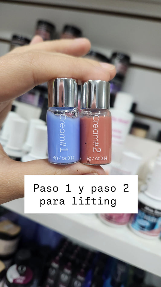 Paso 1 y paso 2 para lifting