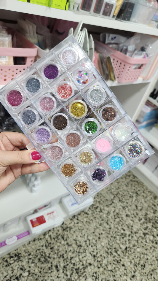 Gliters pack de 10 surtidos