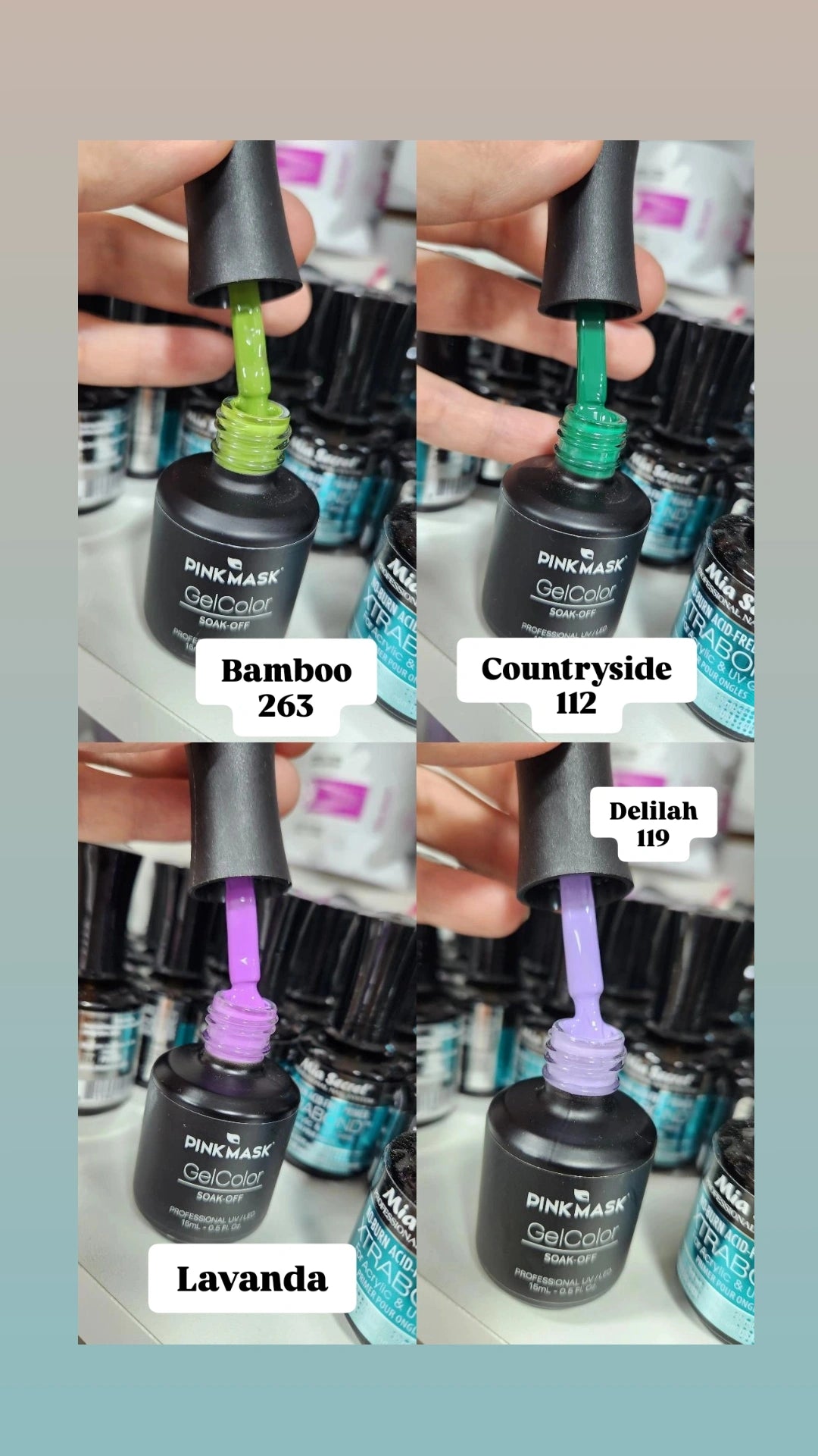 Esmaltes semipermanente Pinkmask