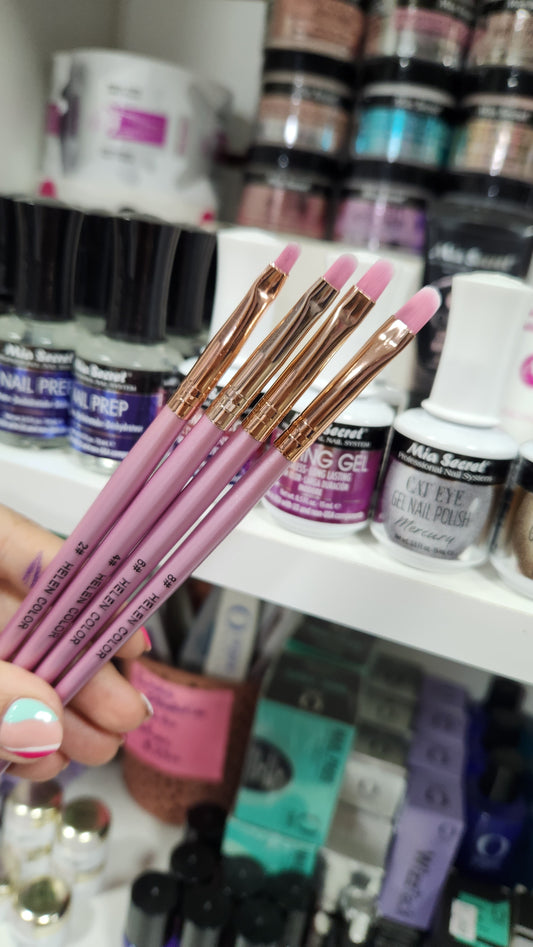 Set de 4 pinceles para gel