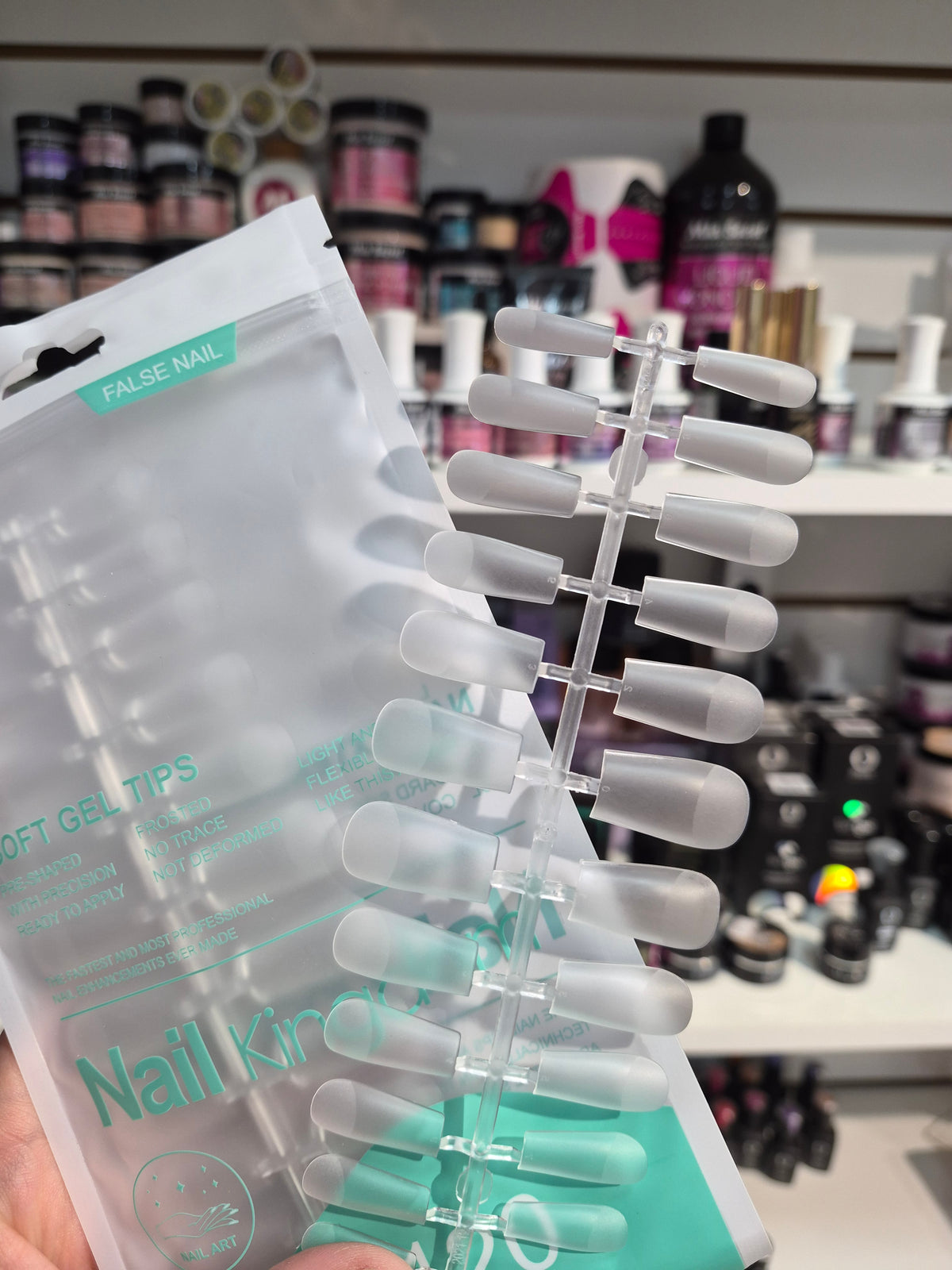 Tips para soft gel paquete de 120uni