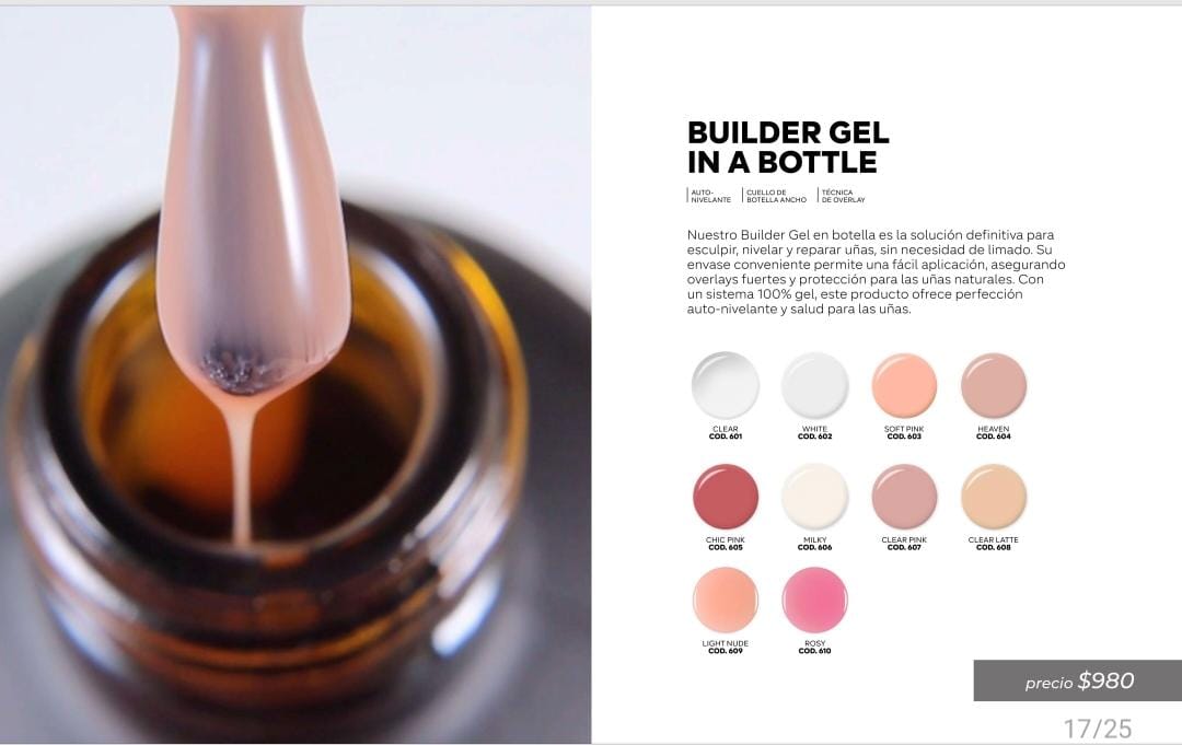 Builder gel in an botella 15ml Pinkmask