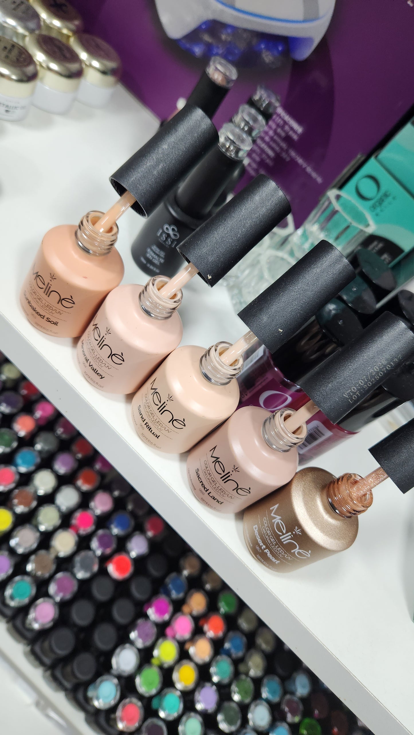 Esmaltes Meline colección Tierra