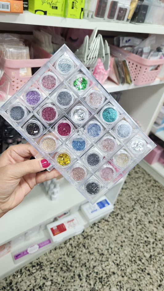 Gliters pack de 10 surtidos