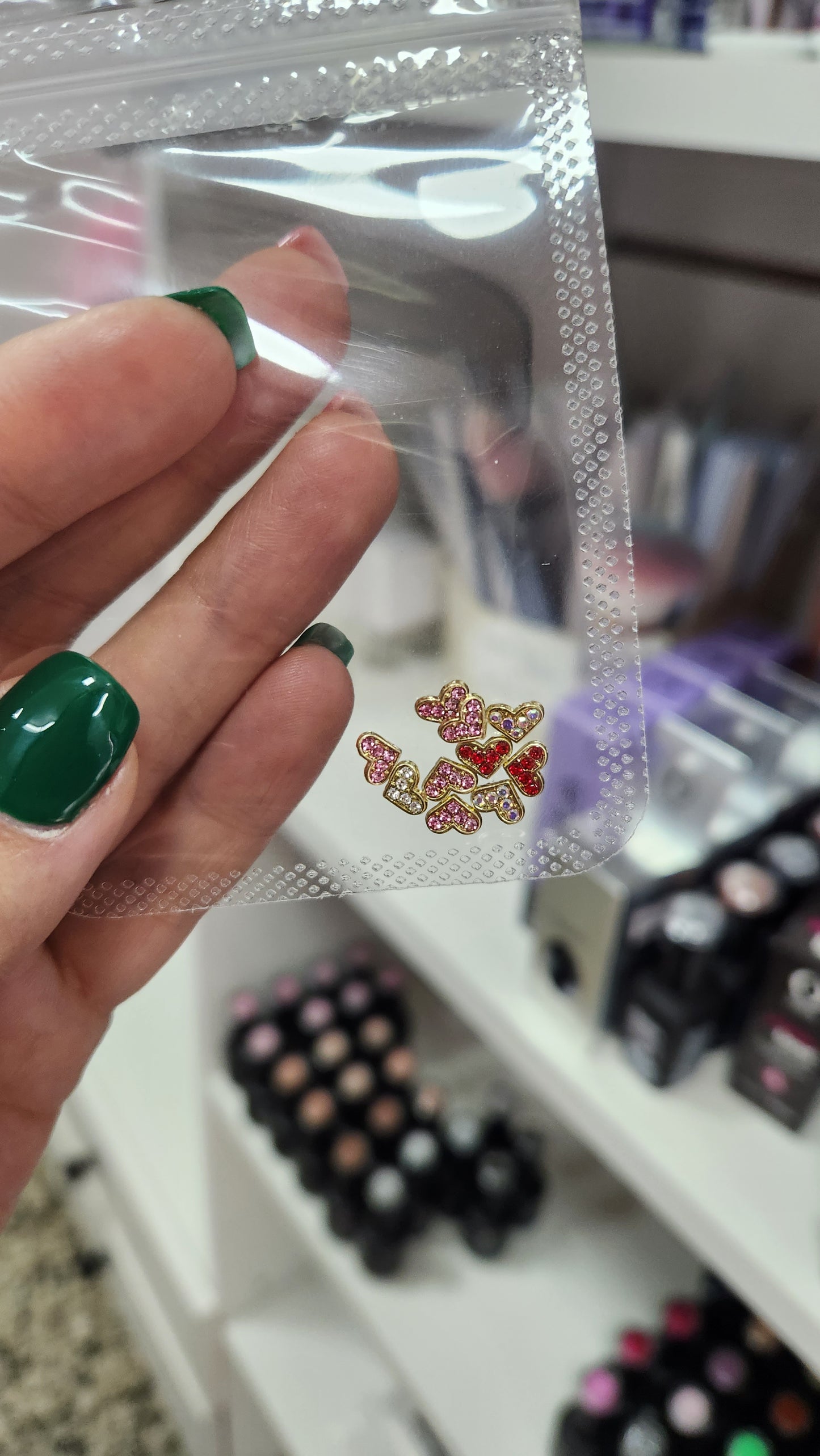 Joyitas corazónes paquete de 10uni