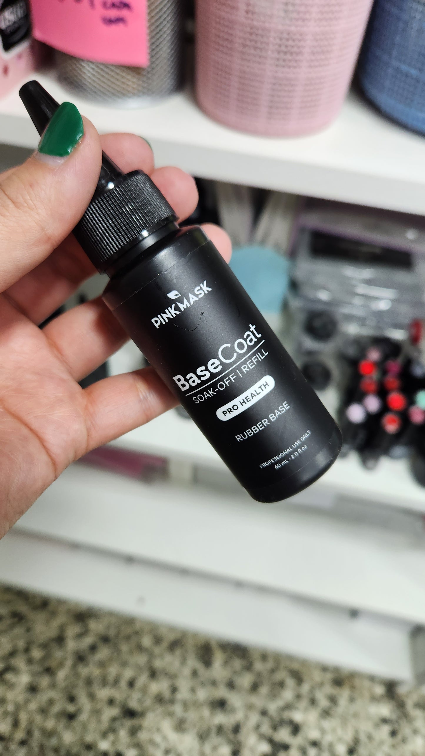Refil ruber trasparente Pinkmask 60ml (rinde 4 frascos de 15ml)