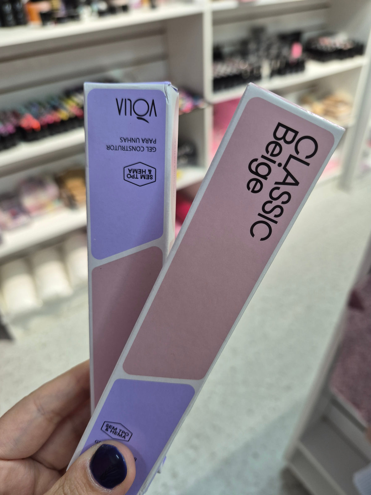 Gel volia sachet tono beige