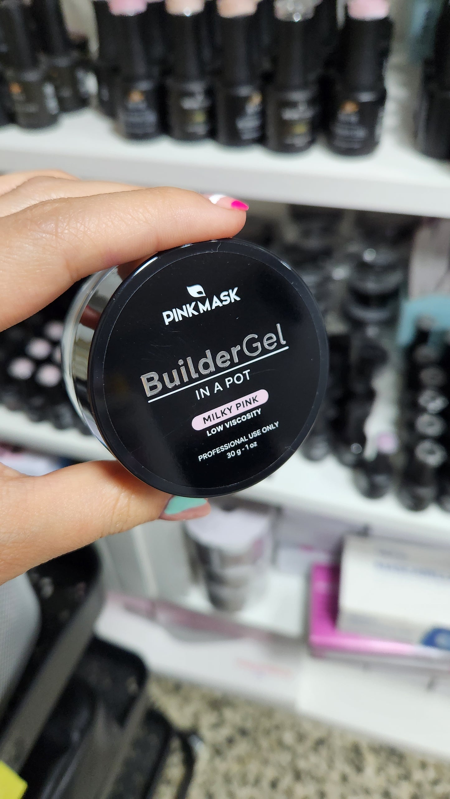 Builder gel Pinkmask 30grs tono milky pink
