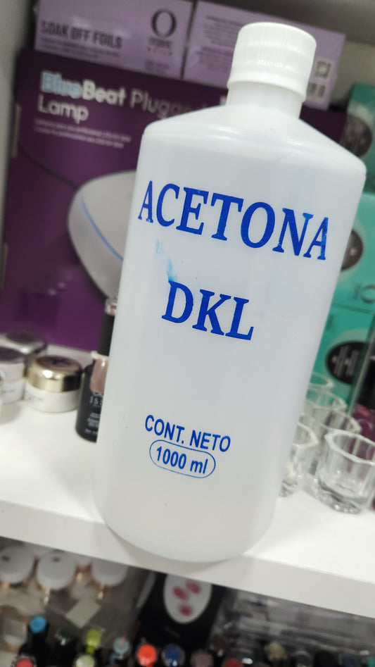 Acetona pura de 1ltrs