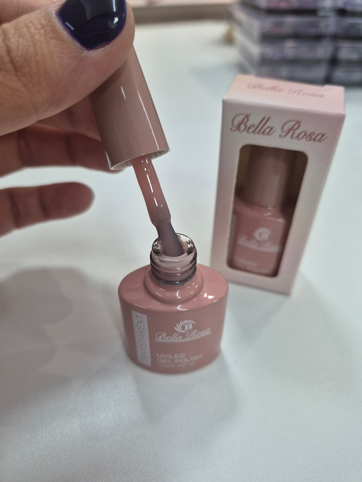 Esmalte semipermanente nude lacteo via lactea