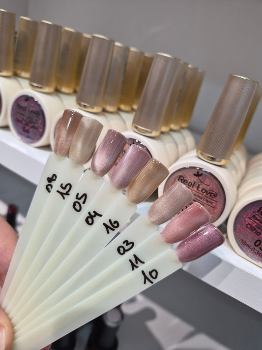 Esmaltes ojo de gato real love