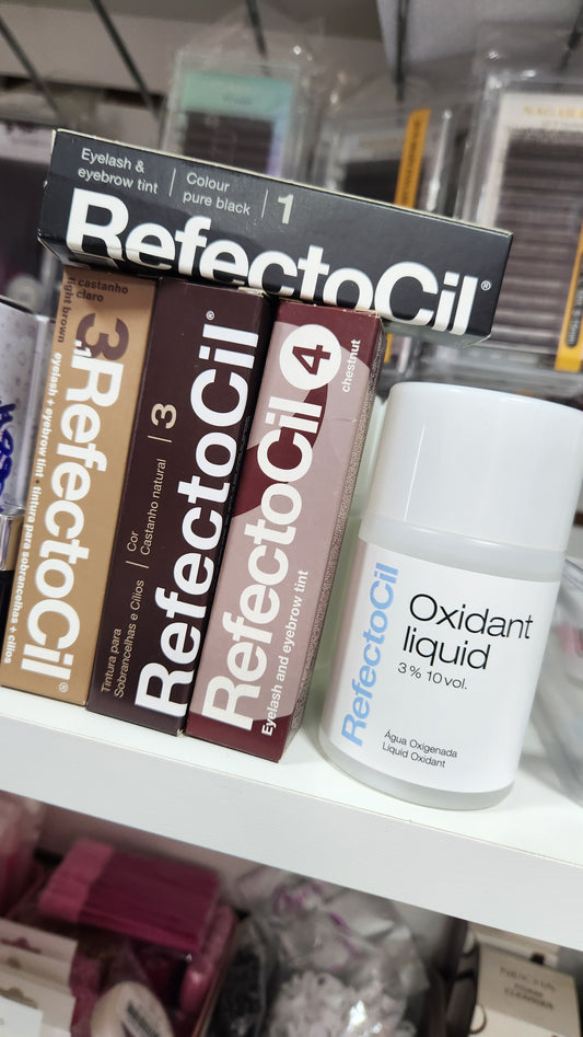 Refectocil + oxidante, tinte para cejas, pestañas y barba duración después de aplicado 25dias aprox.