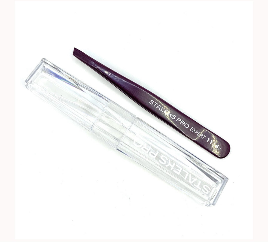 Pinza EXPERT violeta para cejas
