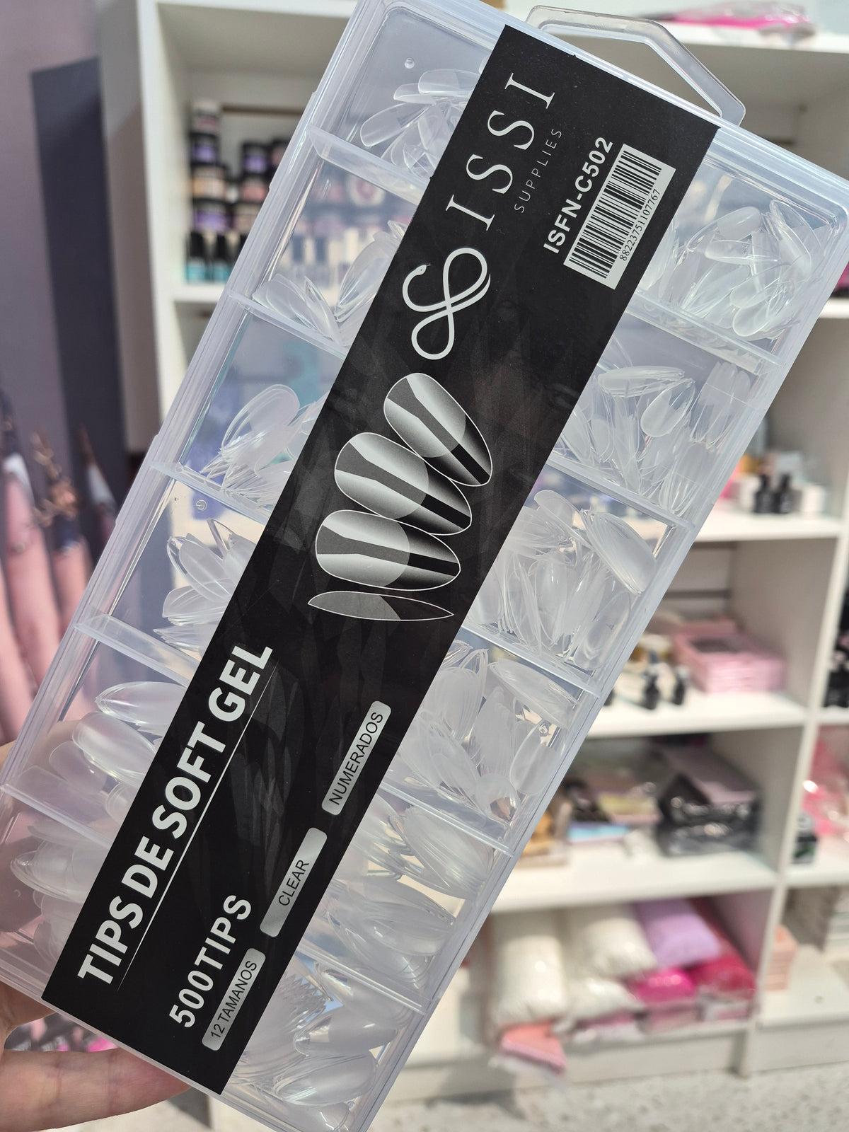 Tips para soft gel issi. Caja de 500uni