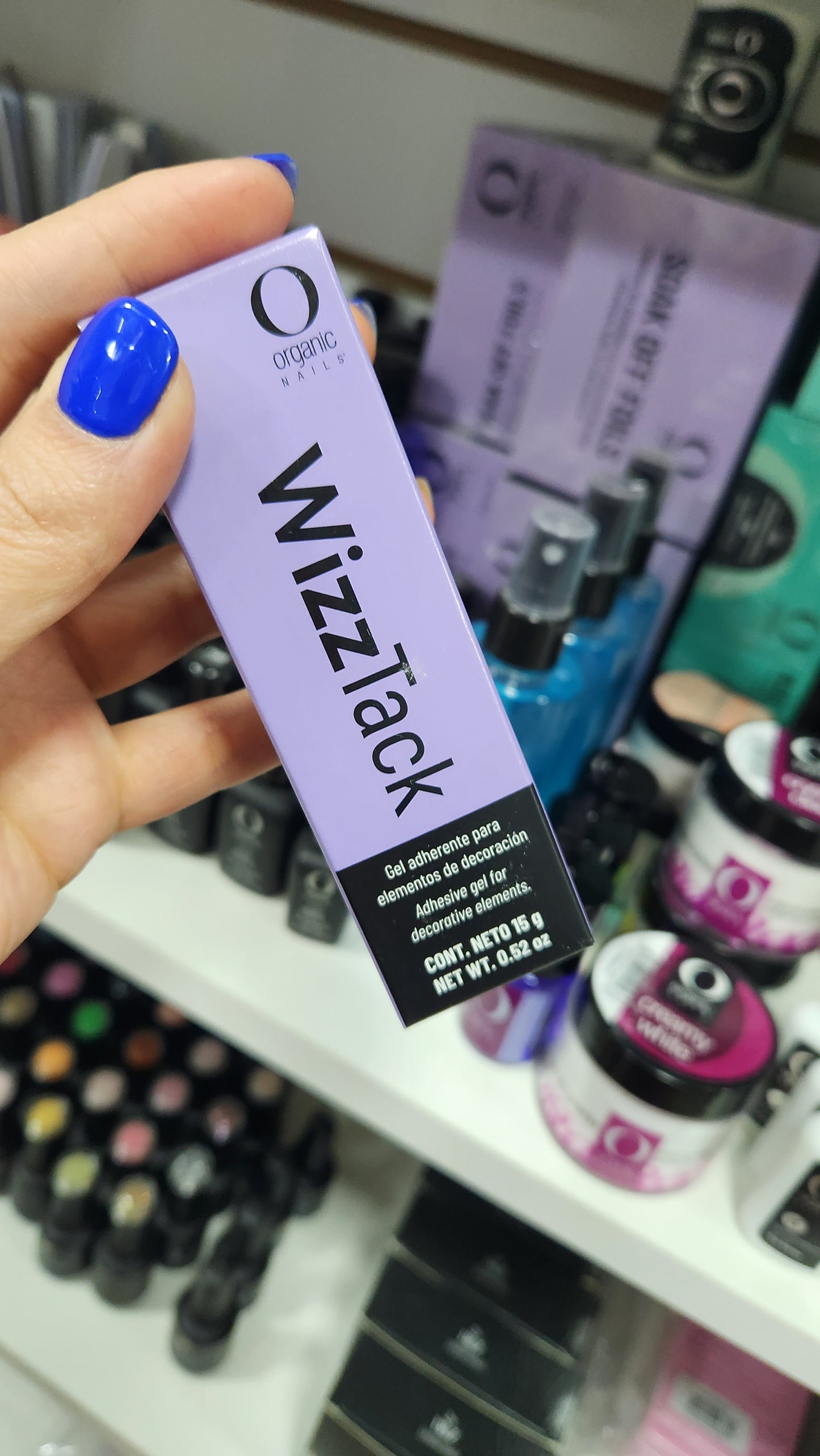 Organic Wizz tack (gel de alta adherencia para pegar pedreria y decoraciónes)