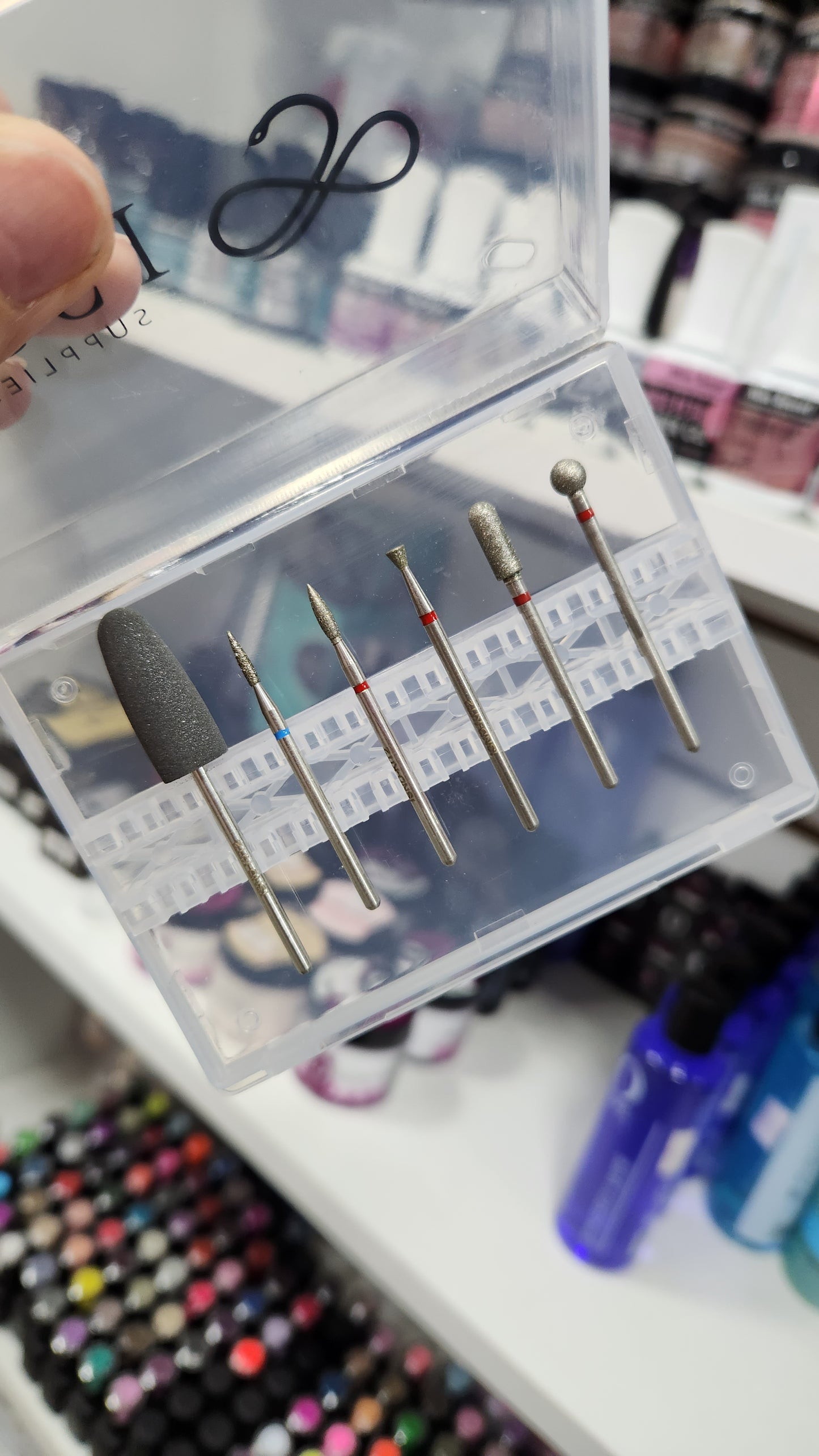 Kit de fresas para manicura rusa