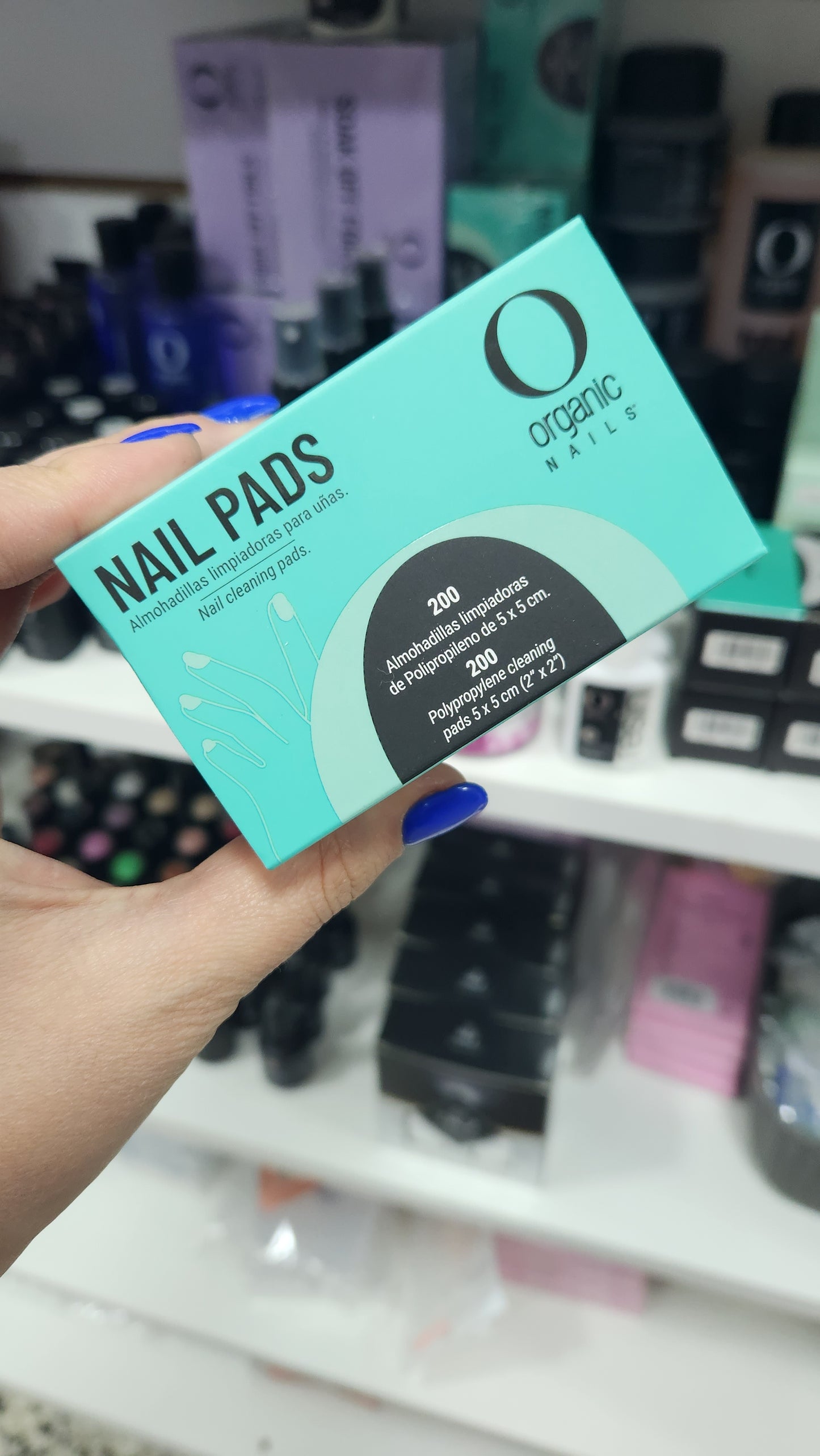 Organic Nail Pads 200uni (wipes)