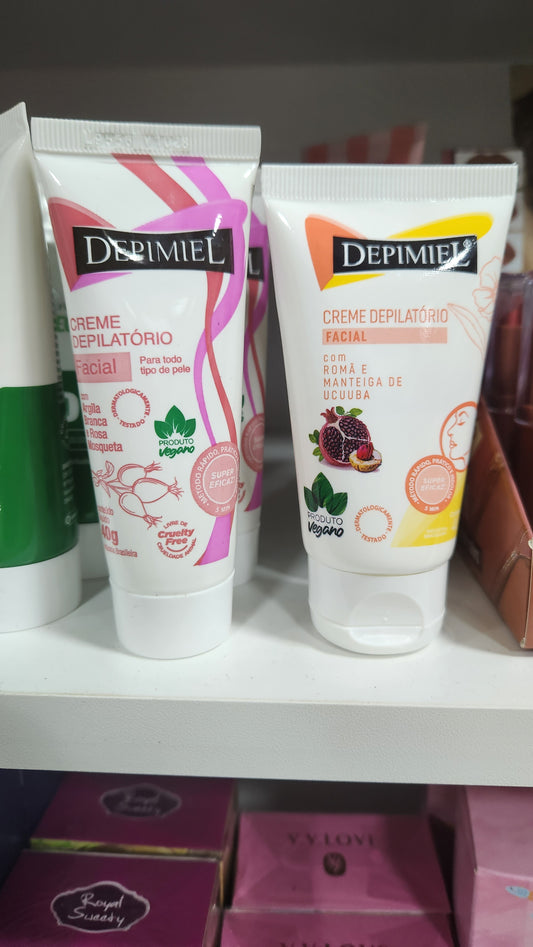 Crema depilatoria fácial
