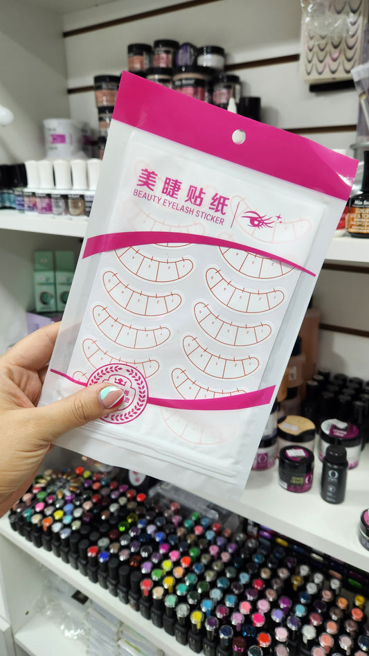 Hoja Guía para pestañas paquete con 10 hojas