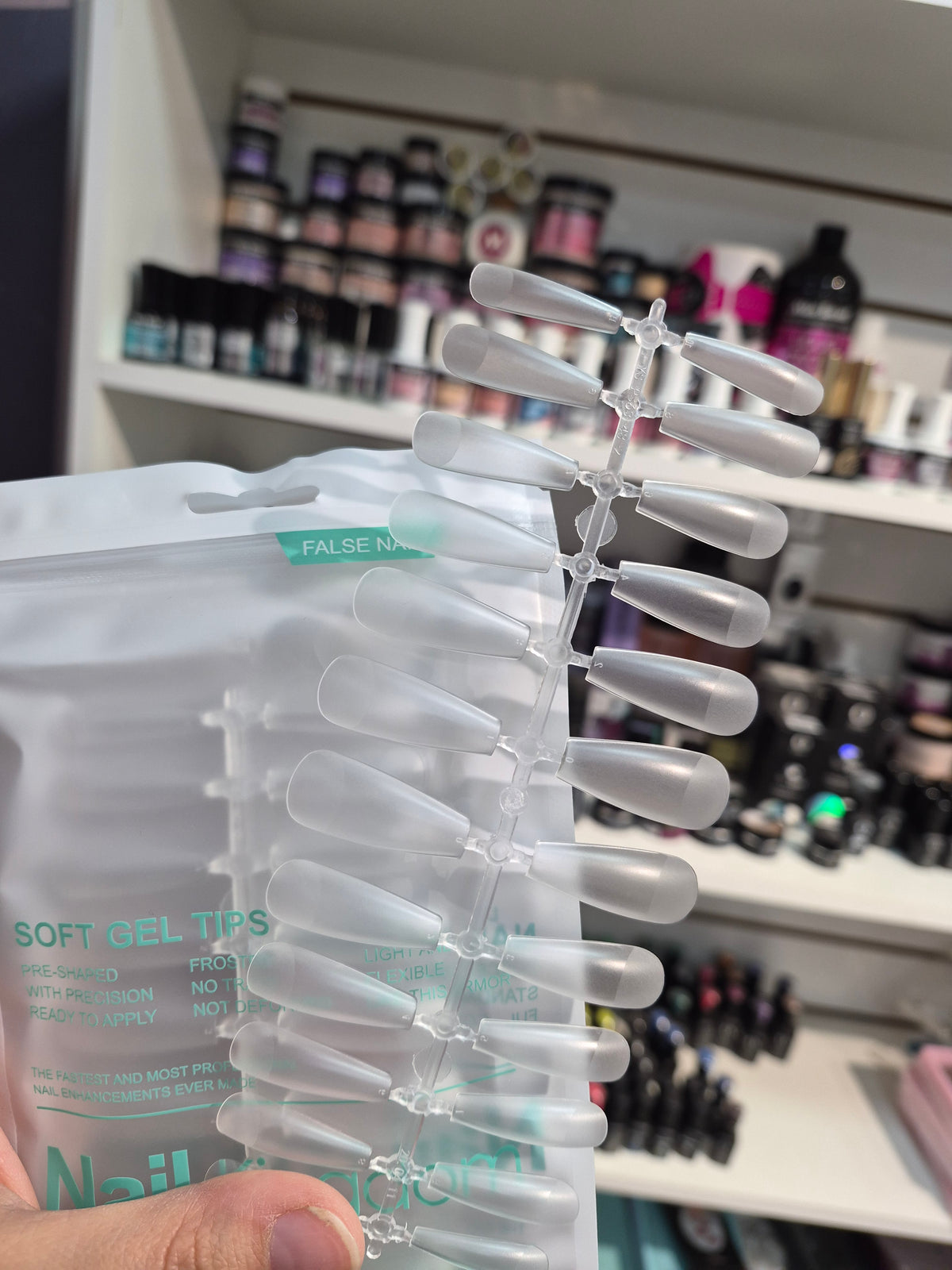 Tips para soft gel paquete de 120uni